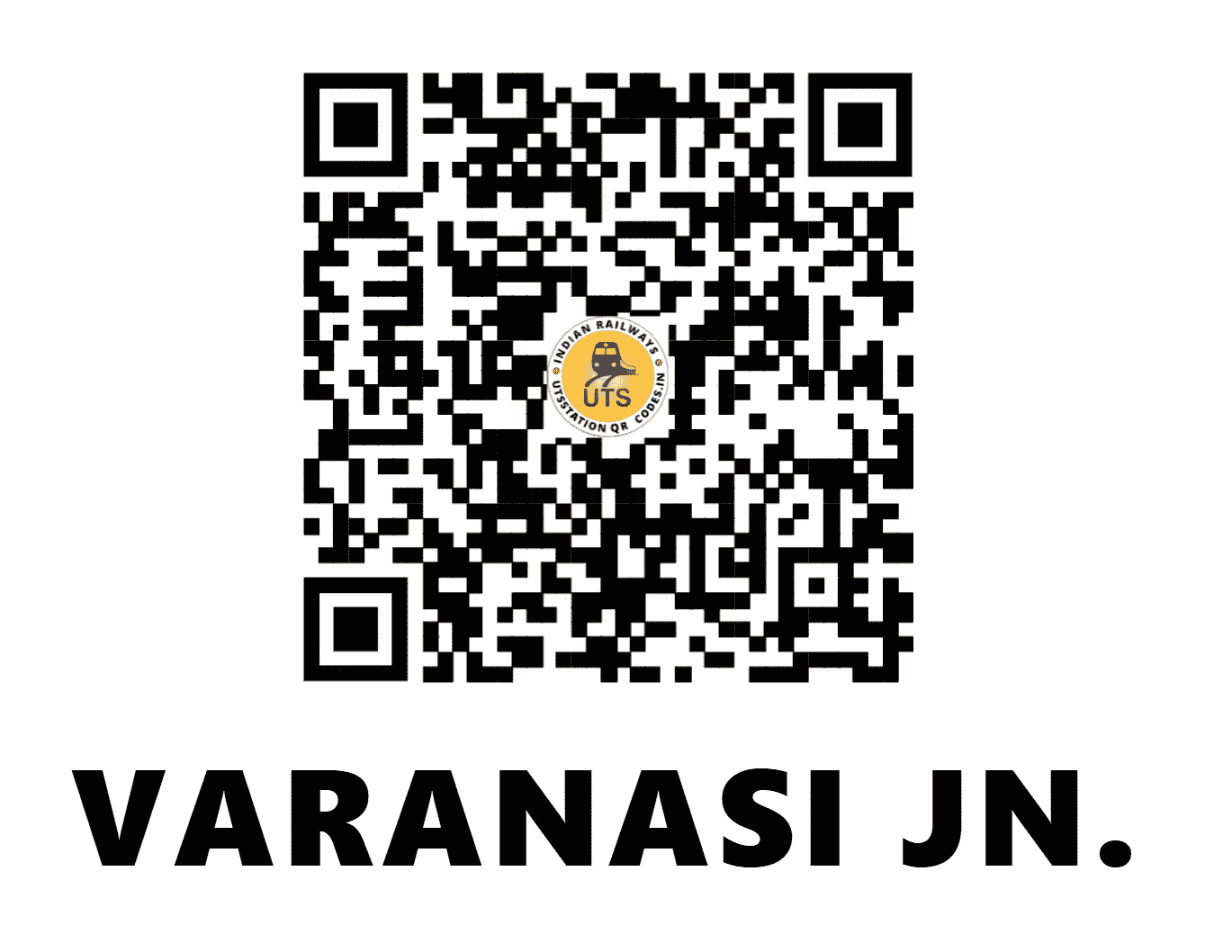 UTS QR Code for VARANASI JN. - BSB - NR (UTTAR PRADESH)